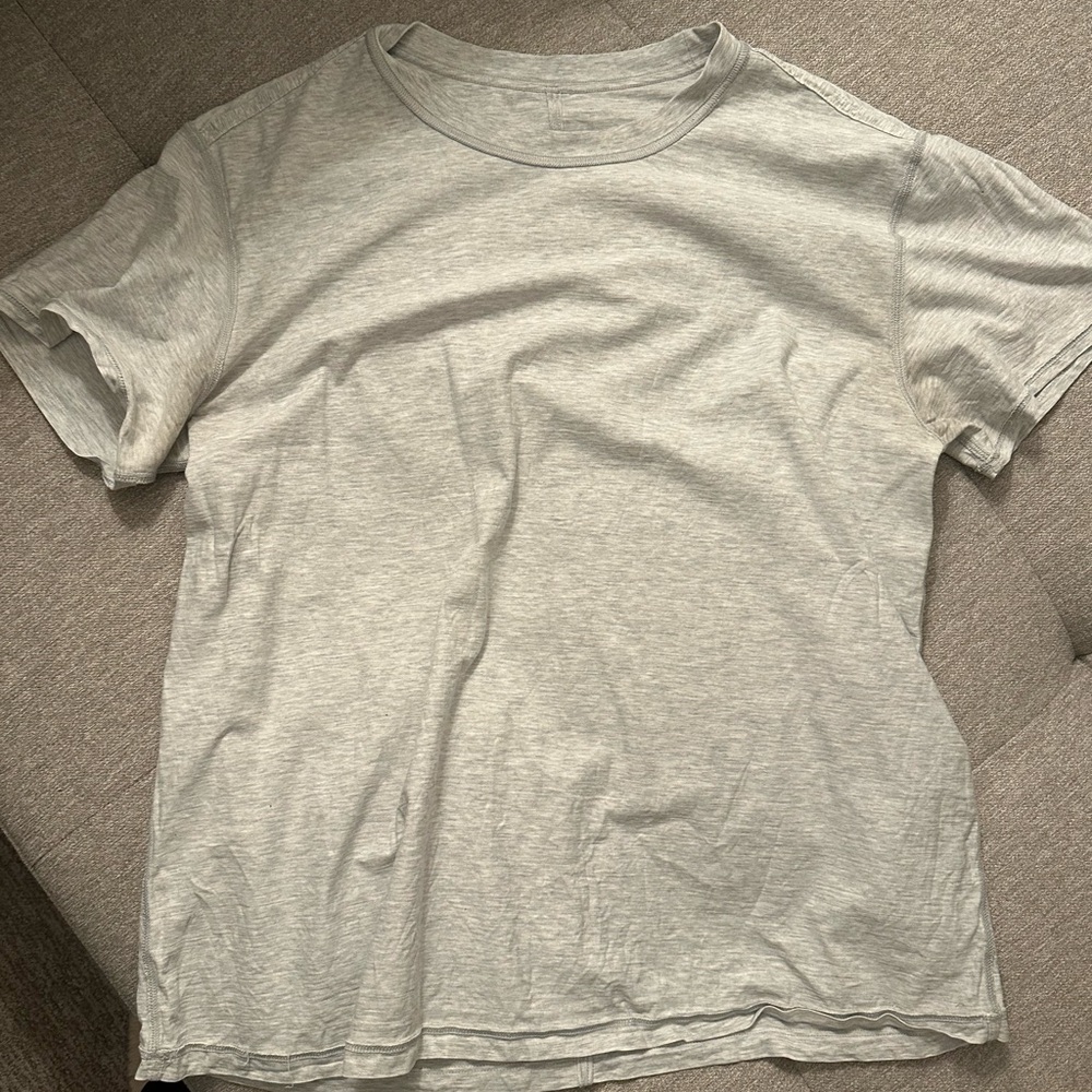 Lululemon All Yours Cotton T-Shirt size 10 gray